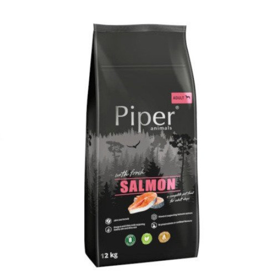 Piper – Hrană Uscată pentru Câini Adulți cu Carne de Somon – 12 kg